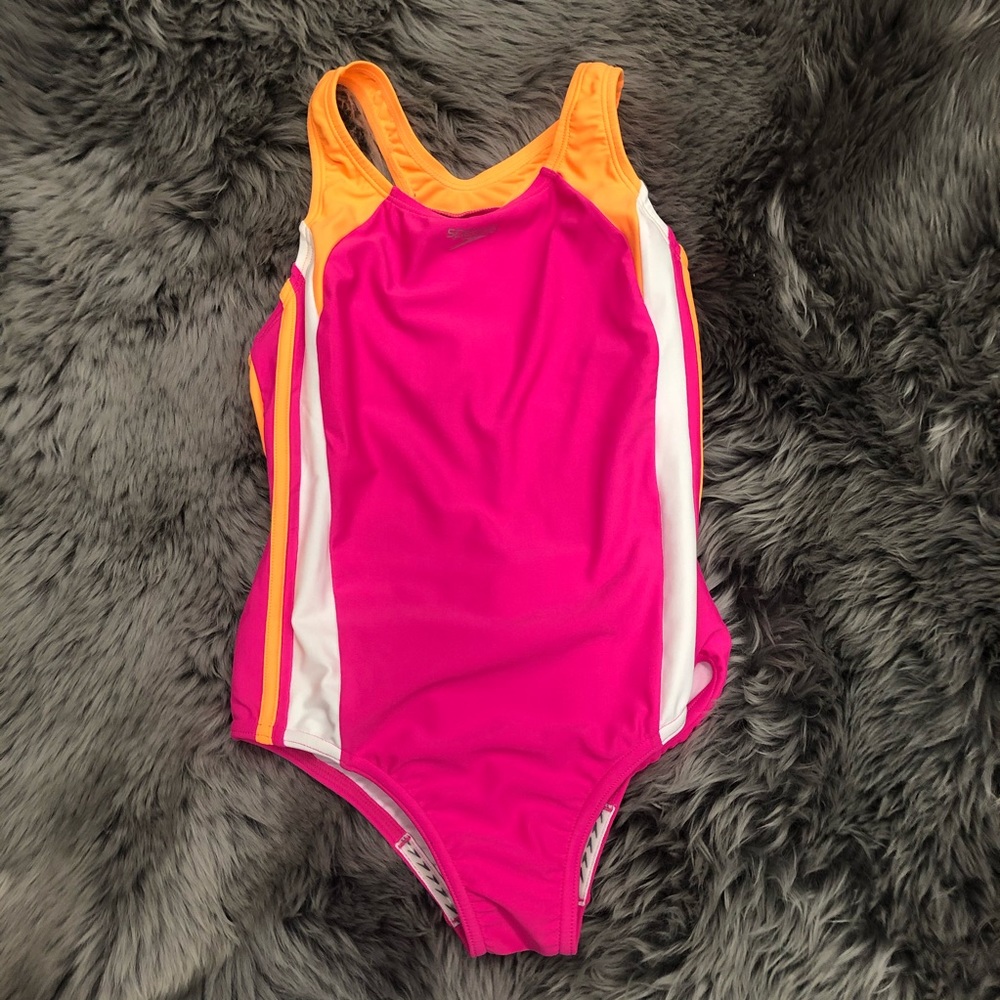 Speedo One Piece Swim Suit: Pink (PM727)